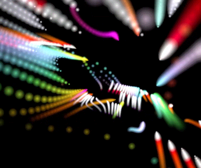 ✨ Flying Light Show - VJ Loop [4K / Seamless / Abstract Visuals]