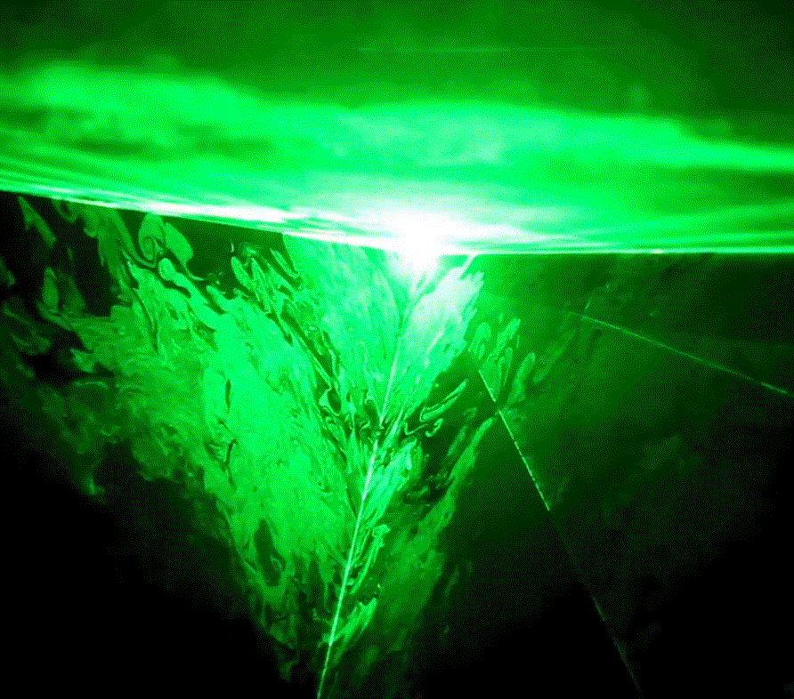 🌟 Green Laser Show Loop | 4K Visuals | VJ Background | Trippy Laser Light Effects 🌟