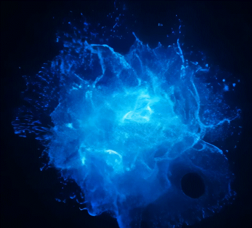 ⚡🌊Blue Energy Splash Loop | Dynamic VJ Visual for DJs & Events